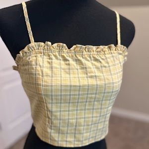 Yellow Crop Top